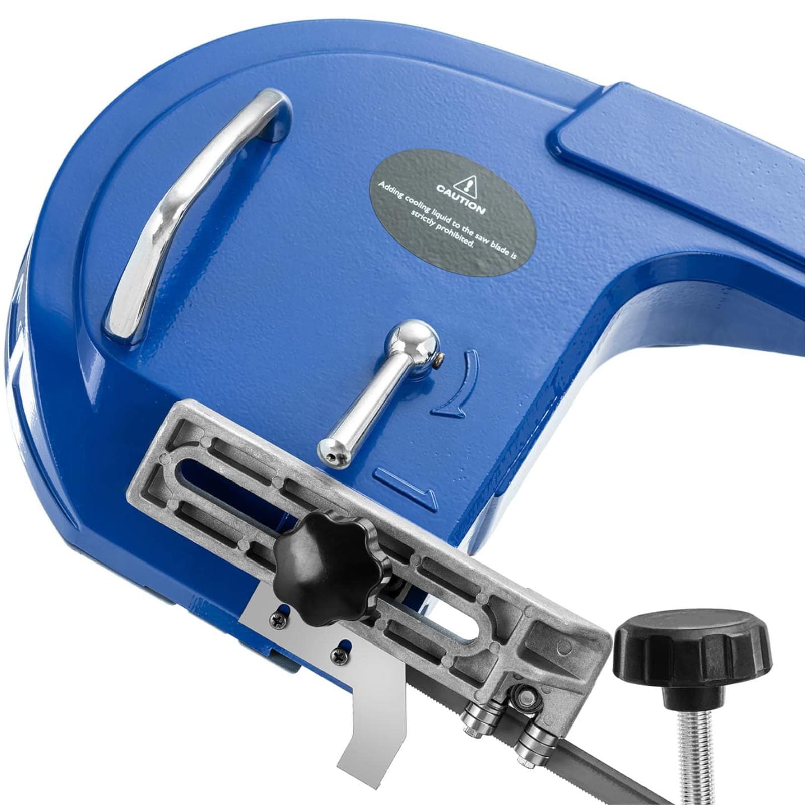 Piła przecinarka taśmowa do metalu plastiku wys. cięcia 18 cm szer. cięcia 21 cm 250 W