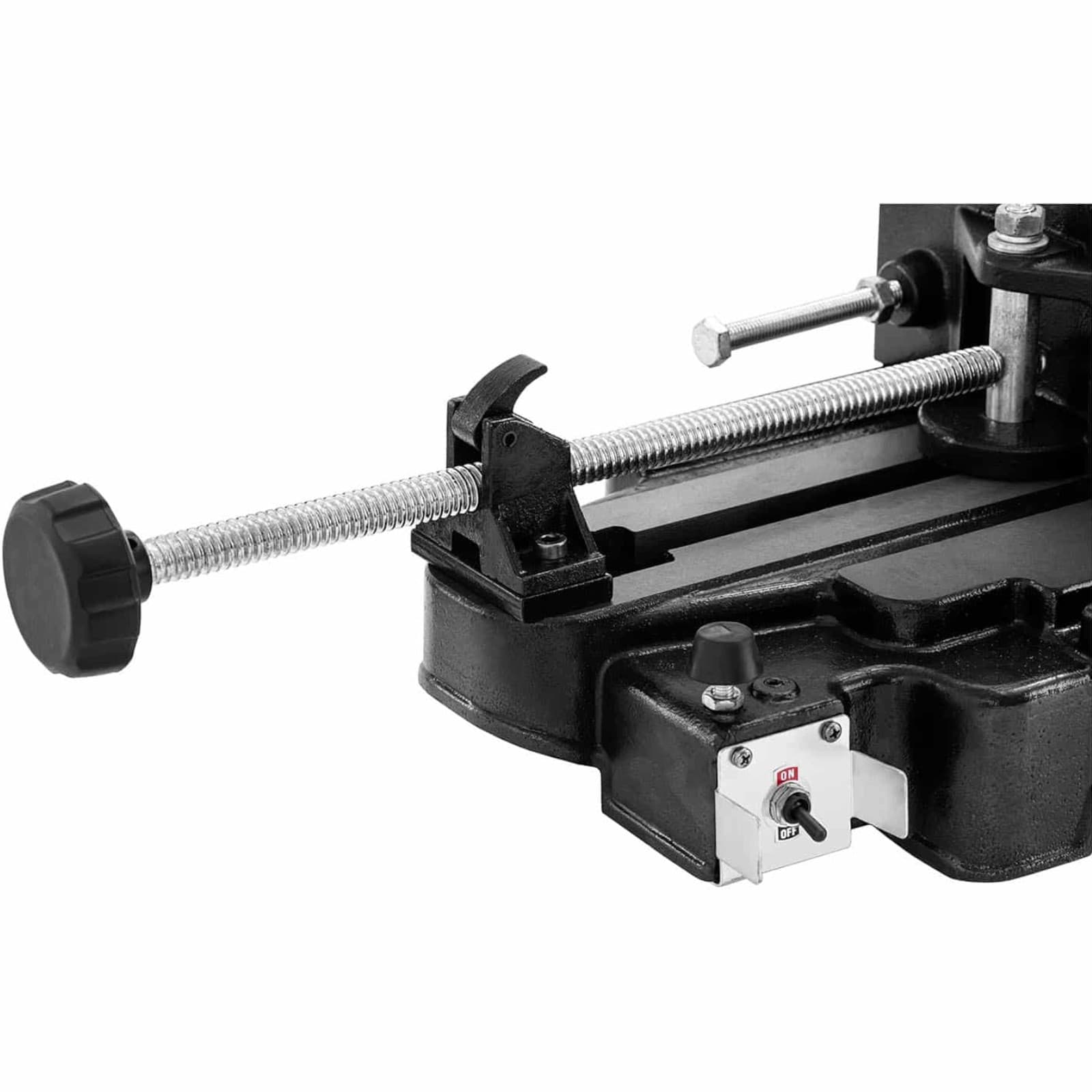 Piła przecinarka taśmowa do metalu plastiku wys. cięcia 18 cm szer. cięcia 21 cm 250 W