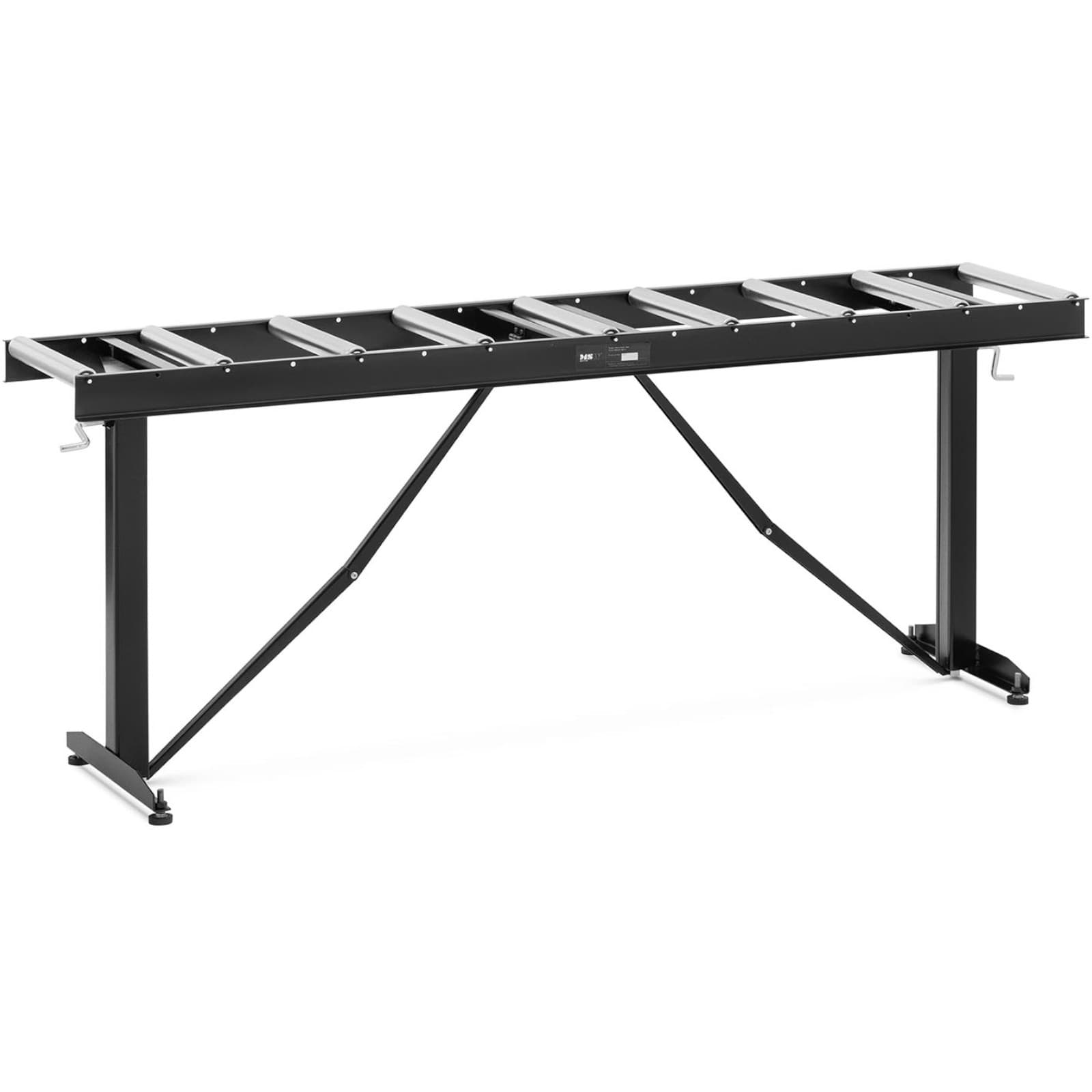 Podajnik rolkowy z regulacją wysokości do 200kg 9 rolek 320x35mm 167cm