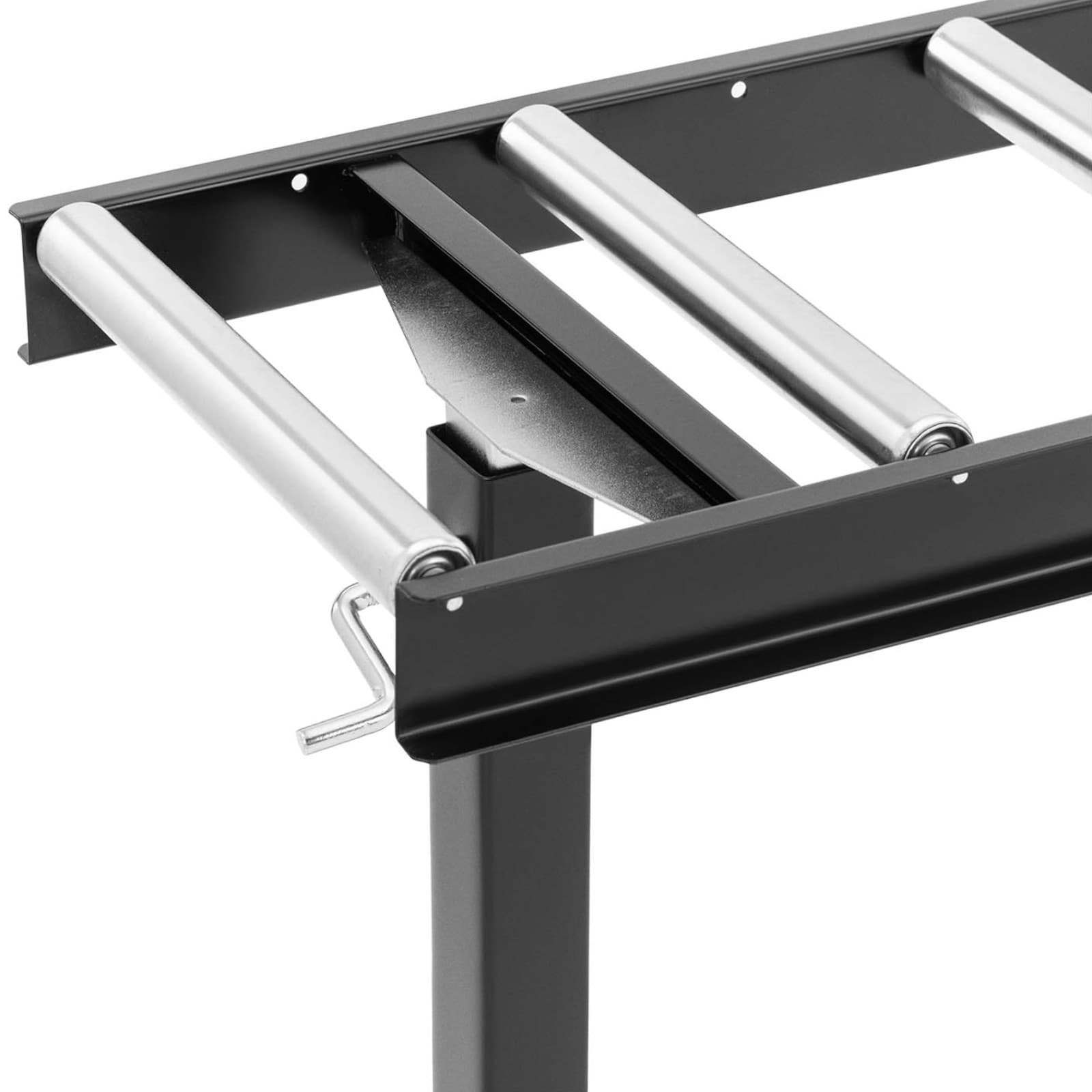 Podajnik rolkowy z regulacją wysokości do 200kg 9 rolek 320x35mm 167cm