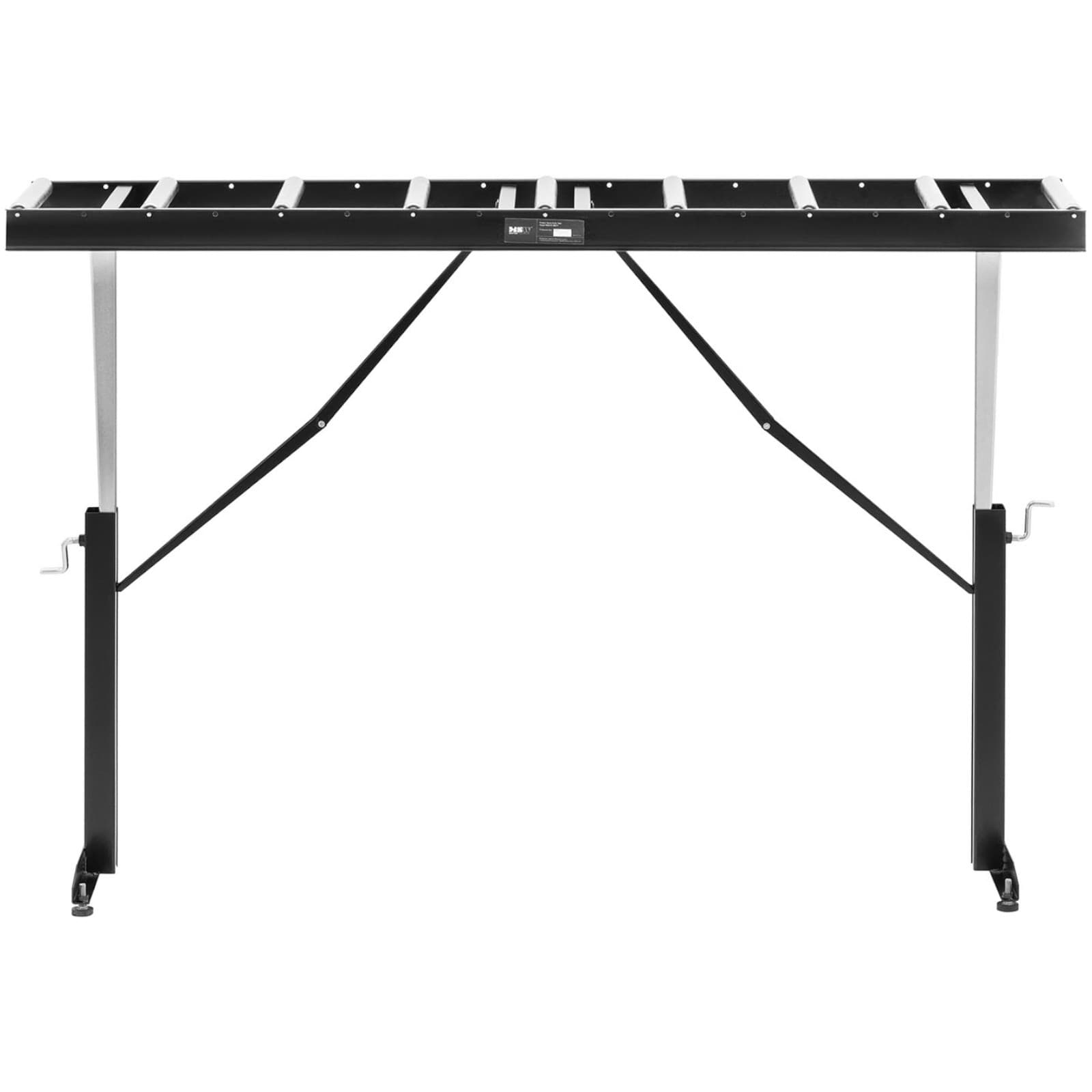 Podajnik rolkowy z regulacją wysokości do 200kg 9 rolek 320x35mm 167cm